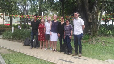Gloria with visiting academics from the Department of Landscape Architecture 