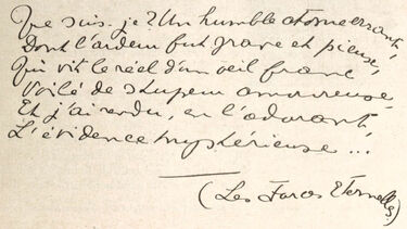 Vingt-cinq ans de littérature française 1925 Anna de Noailles autographe