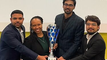 The winning team.