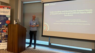 Craig Andrews presenting