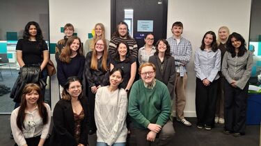 Students at the Spring internships 2026 event