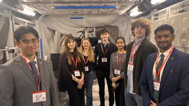 The Sunbyte V and MHAB teams at ESA's 2025 BEXUS workshop