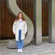Evie Gruszyk stood outside the SITraN building