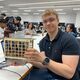Jakub shows his project