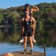 Luca with his rowing team member