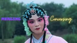 Kunqu opera actor practices by lake