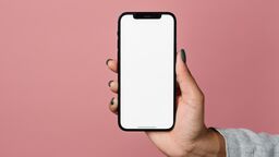 Image of hand holding a smartphone using natural language processing