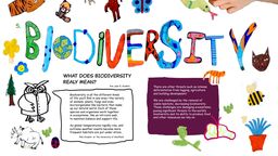 Image shows children's artwork for BioFest Zine